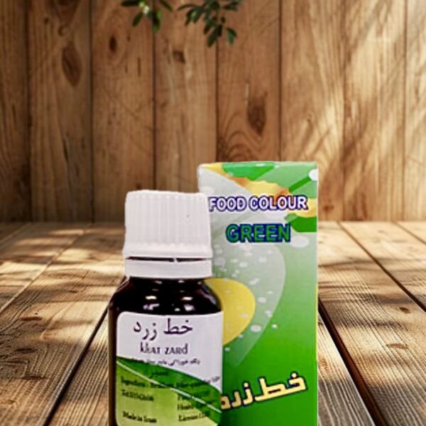 رنگ سبز خط زرد