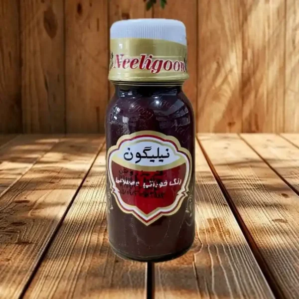 رنگ قرمز نیلگون مایع 50 سی سی