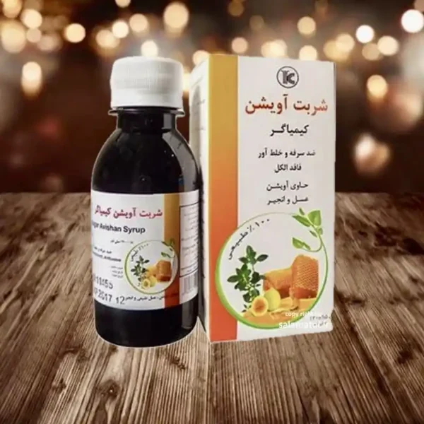 شربت آویشن حاوی عسل کیمیاگر