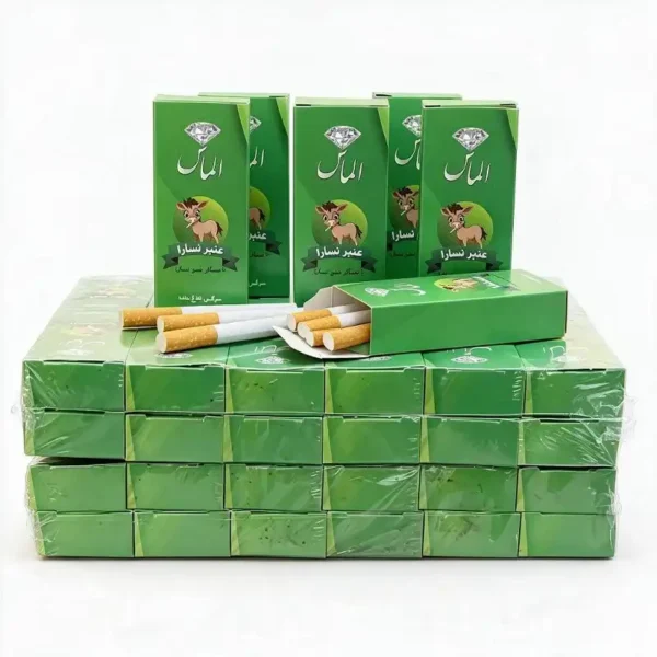 سیگار عنبرنثارا بسته بندی