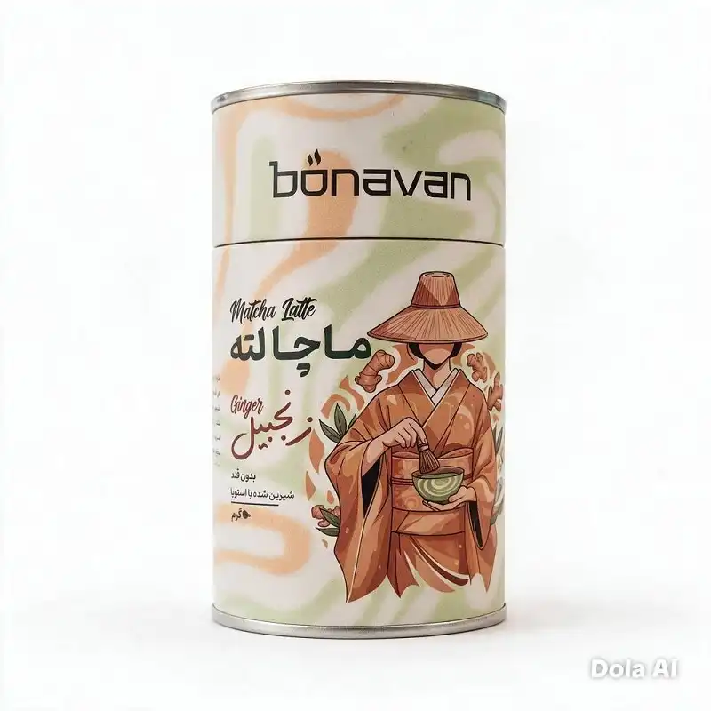 ماچا لته با طعم زنجبیل 50 گرمی بناوان